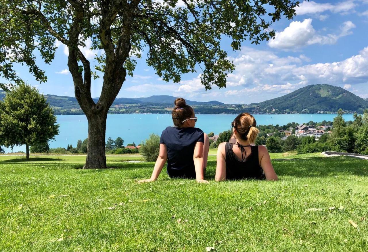 Ferienwohnungen Jodlbauerhof Weyregg Exteriör bild