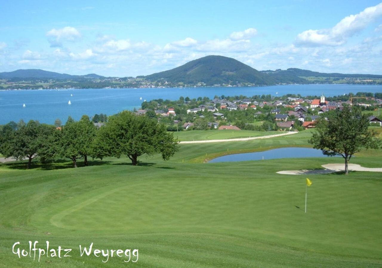 Ferienwohnungen Jodlbauerhof Weyregg Exteriör bild