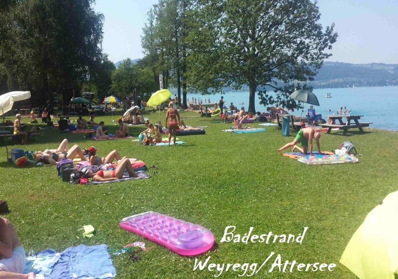 Ferienwohnungen Jodlbauerhof Weyregg Exteriör bild